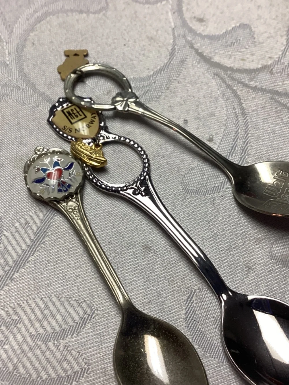 SPOON COLLECTION IN GLASS CASE